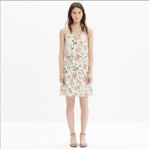 Madewell Silk Overlay Cami Mini dress